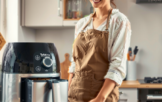 Tefal XXL Fryer 11L — lifestyle photo showing Tefal XXL Fryer 11 in use