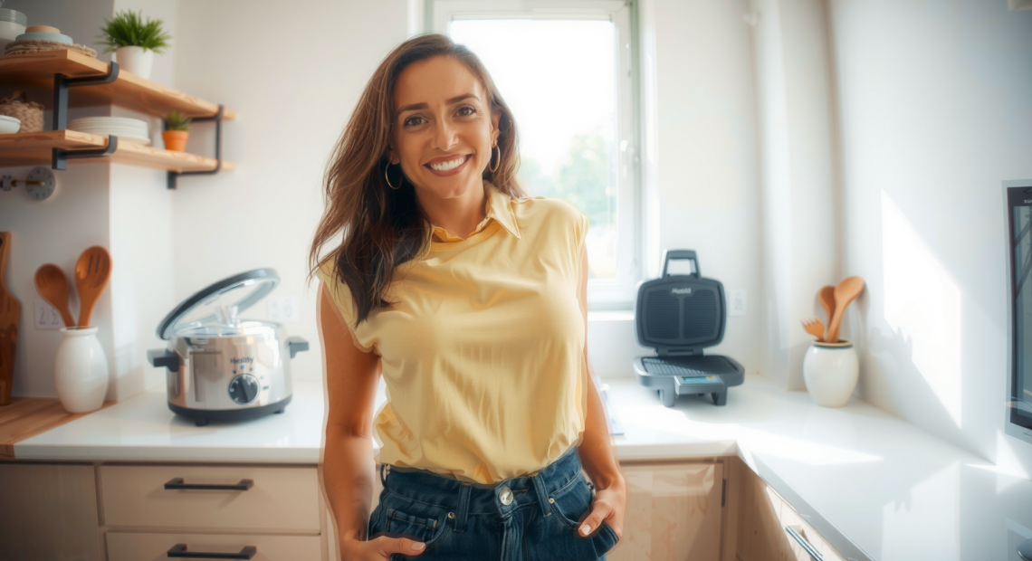 Ninja Foodi MAX Health Grill Air — lifestyle photo showing Ninja Foodi MAX Health in use