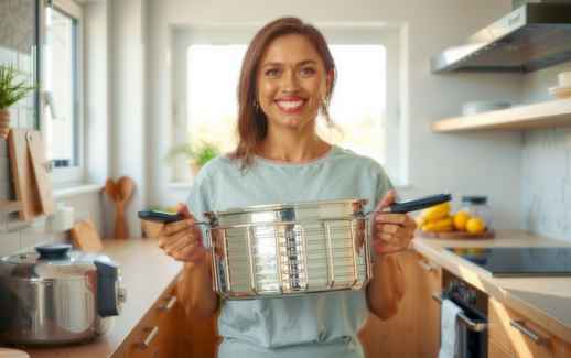 Breville Halo Flexi Air Fryer — lifestyle photo showing Breville Halo Flexi Air in use