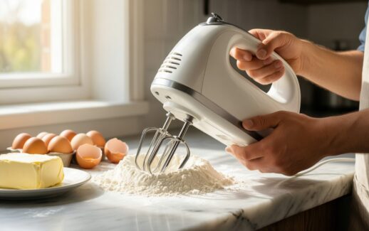 kenwood hand mixer — illustrative AI-generated lifestyle image