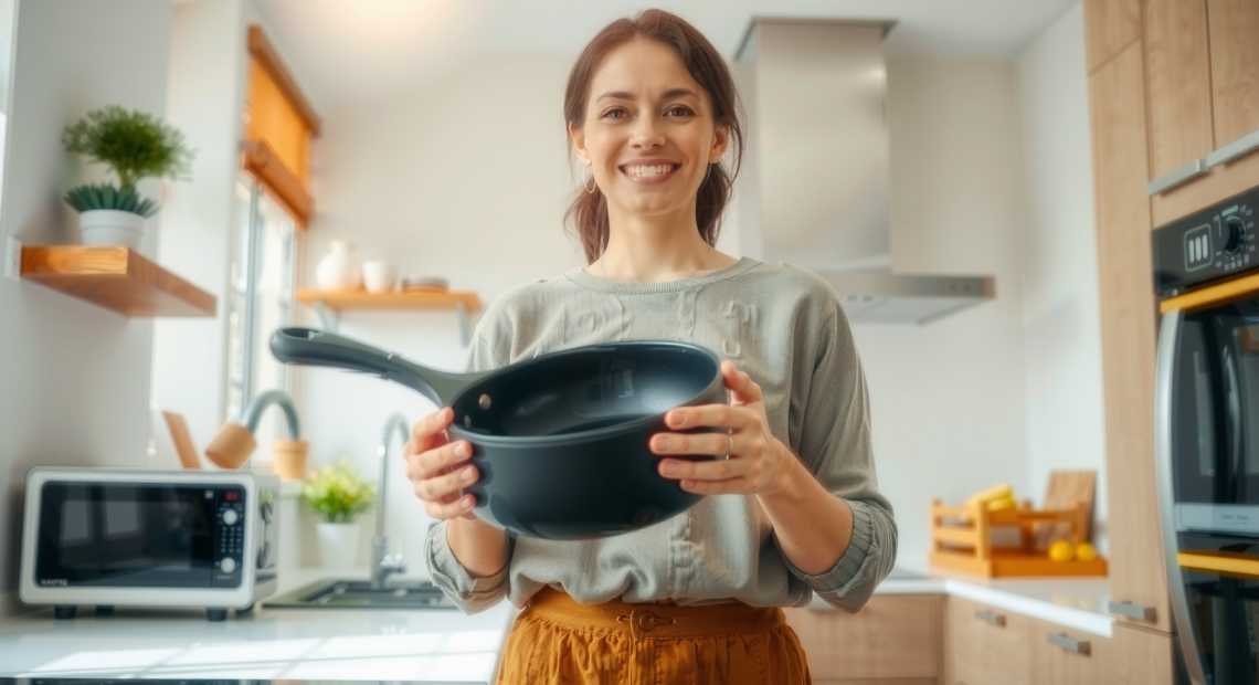 23 piece cookware set — lifestyle photo showing Cookware Set – 23 in use