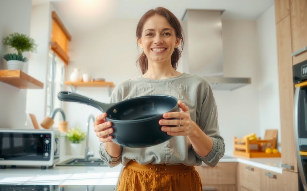 23 piece cookware set — lifestyle photo showing Cookware Set – 23 in use