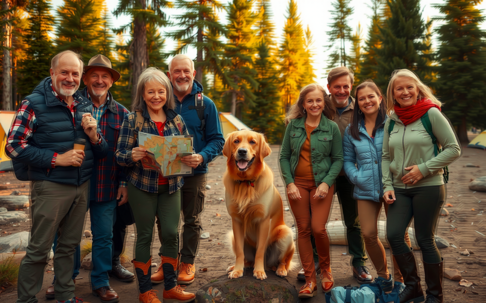packable down blanket for camping — lifestyle photo showing Get Out Gear Down in use