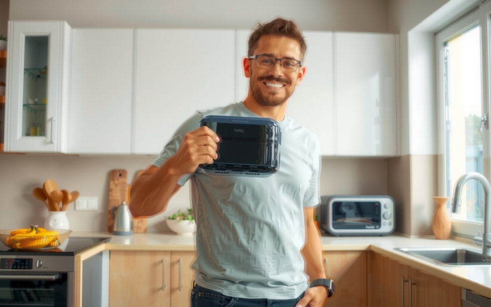 Ninja Foodi MAX Dual Zone Air — lifestyle photo showing Ninja Foodi MAX Dual in use