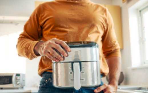 Instant Vortex Plus air fryer — lifestyle photo showing Instant Vortex Plus with in use