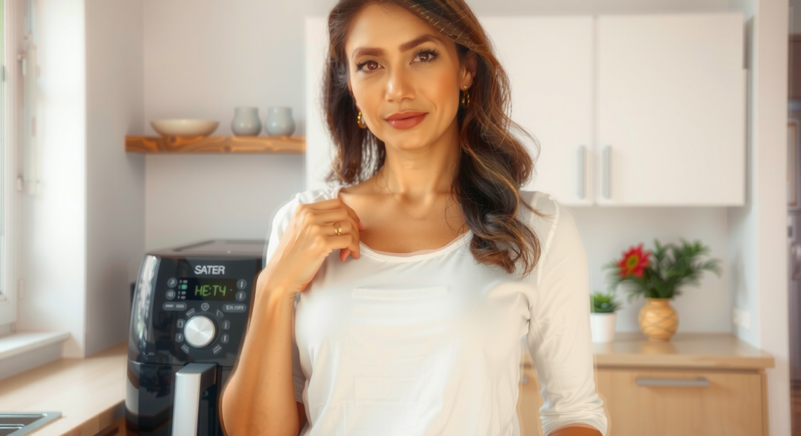 Ninja Double Stack XL Air Fryer — lifestyle photo showing Ninja Double Stack XL in use
