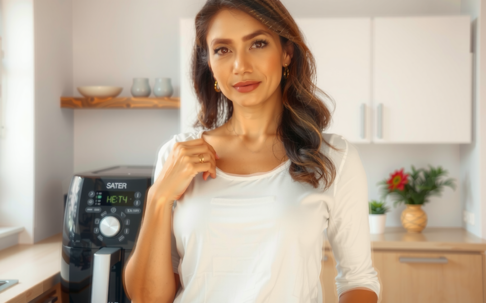 Ninja Double Stack XL Air Fryer — lifestyle photo showing Ninja Double Stack XL in use