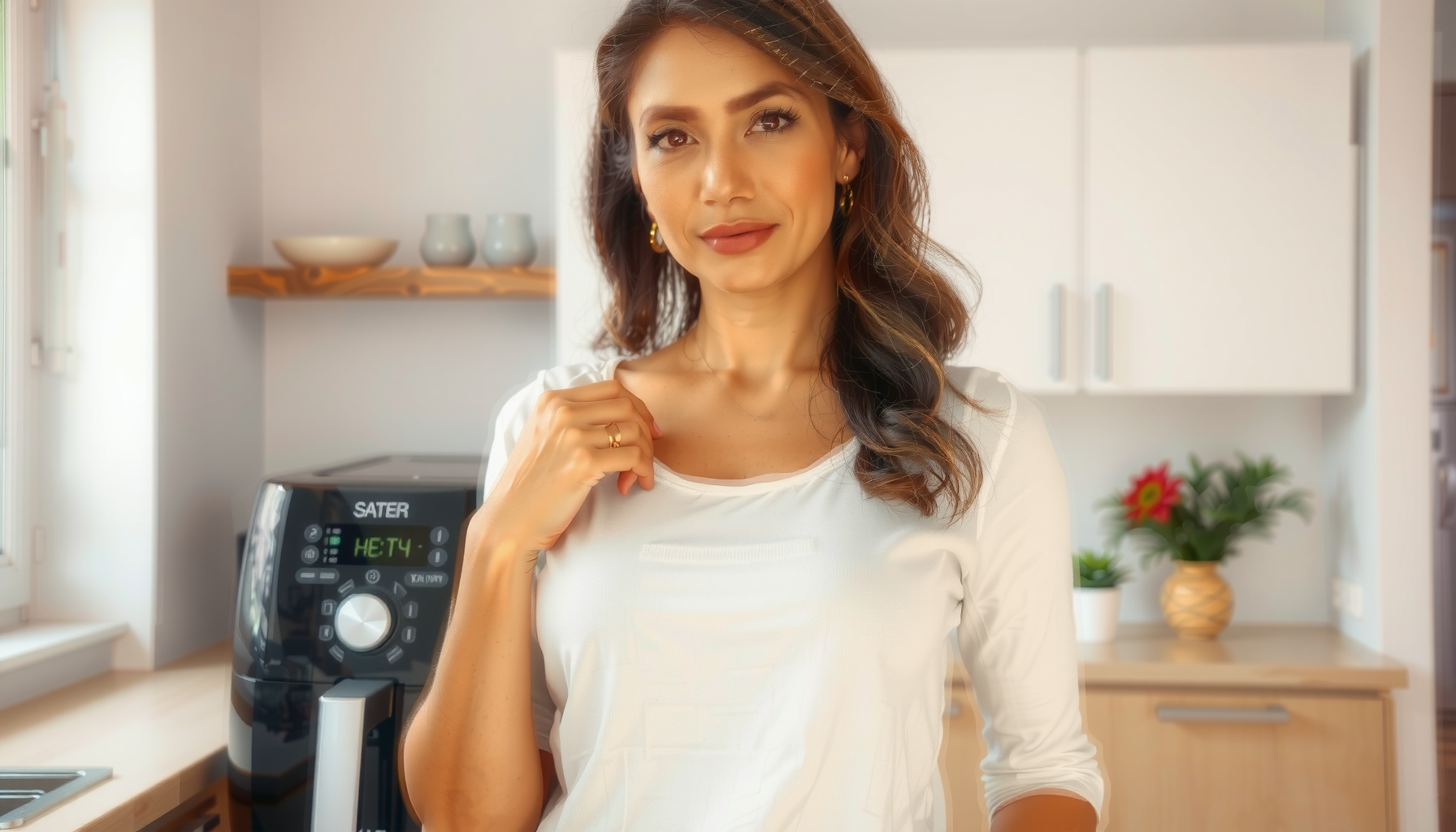 Ninja Double Stack XL Air Fryer — lifestyle photo showing Ninja Double Stack XL in use