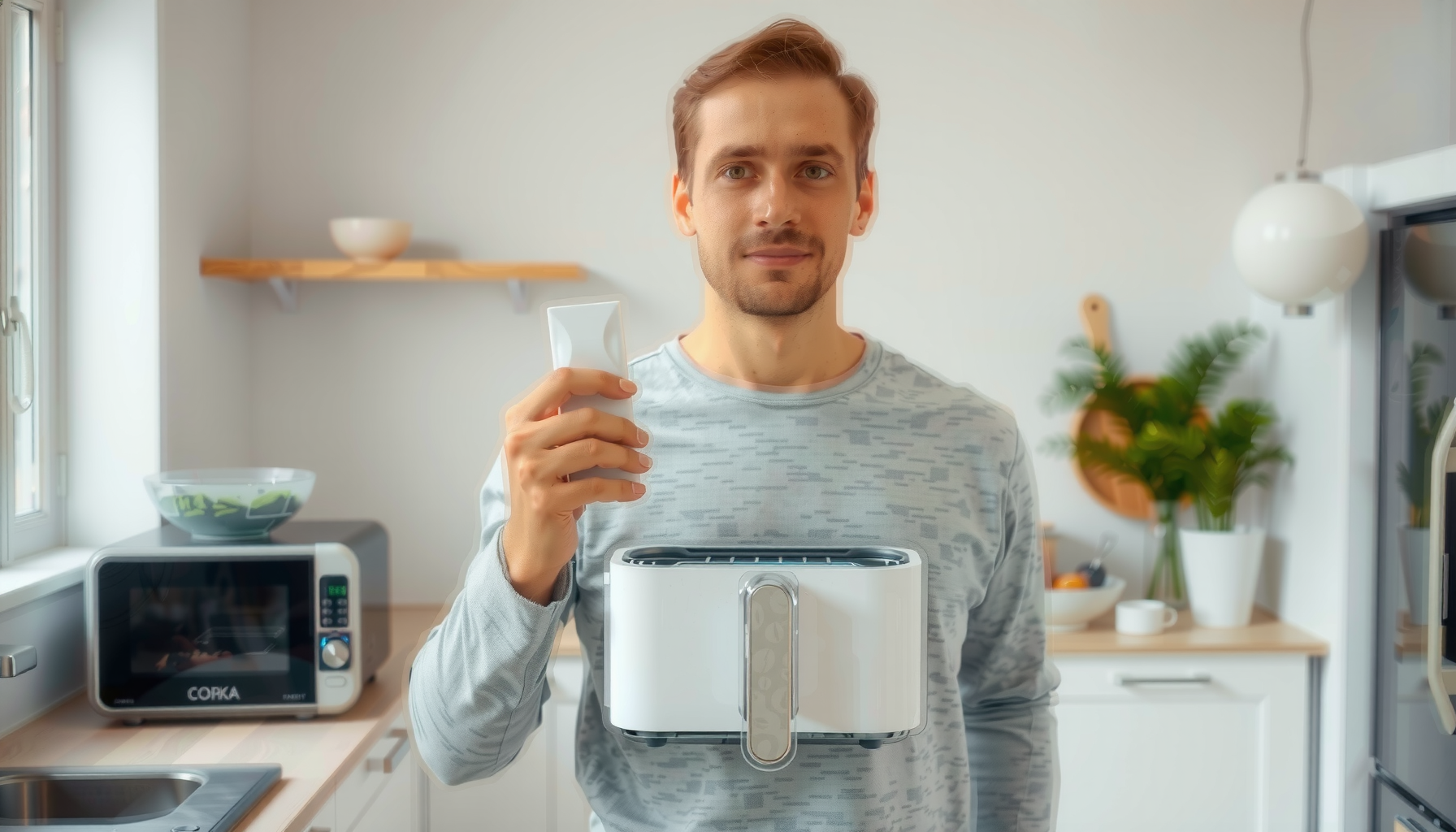 Dreo Air Fryer 3.8L β lifestyle photo showing Dreo Air Fryer 3.8L, in use