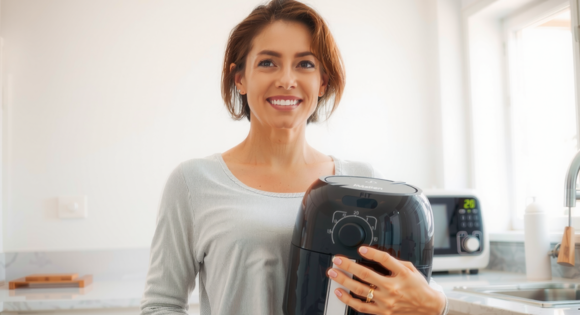 Ninja Foodi Dual Zone Air Fryer — lifestyle photo showing Ninja Foodi Dual Zone in use