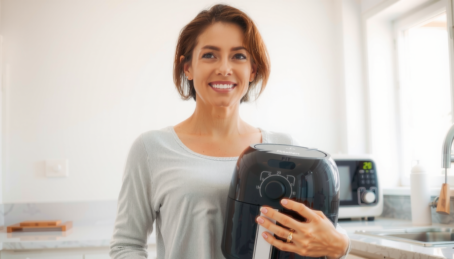 Ninja Foodi Dual Zone Air Fryer — lifestyle photo showing Ninja Foodi Dual Zone in use