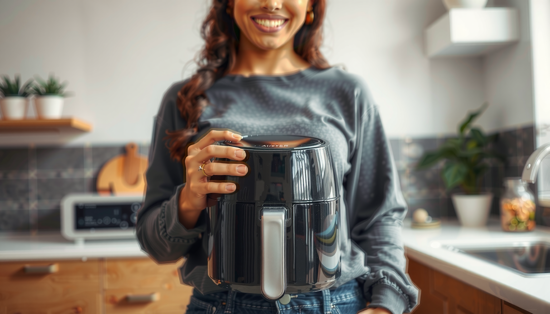Pro Breeze 4.2L Air Fryer — lifestyle photo showing Pro Breeze 4.2L Air in use