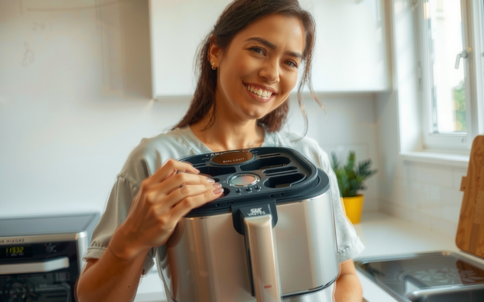Tower T17088 Vortx air fryer review β lifestyle photo showing Tower T17088 Vortx 9L in use