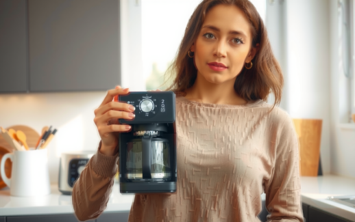 De'Longhi Magnifica S review — lifestyle photo showing De'Longhi Magnifica S ECAM22.110.B in use