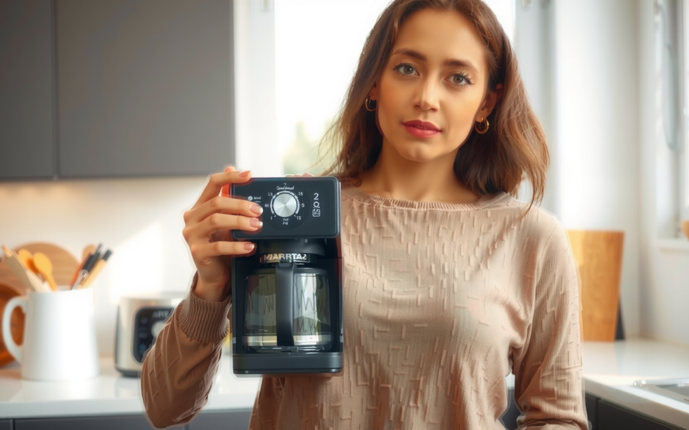 De'Longhi Magnifica S review — lifestyle photo showing De'Longhi Magnifica S ECAM22.110.B in use