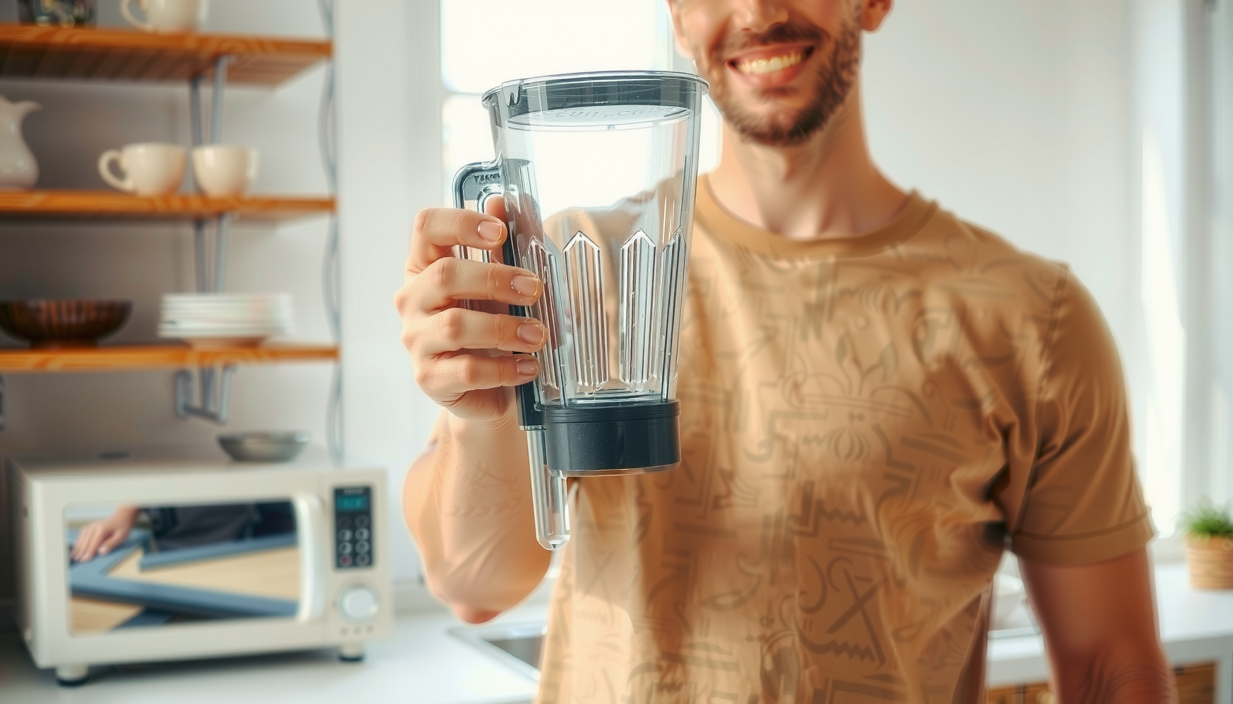 Russell Hobbs Desire Jug Blender 24722 β lifestyle photo showing Russell Hobbs Desire Jug in use