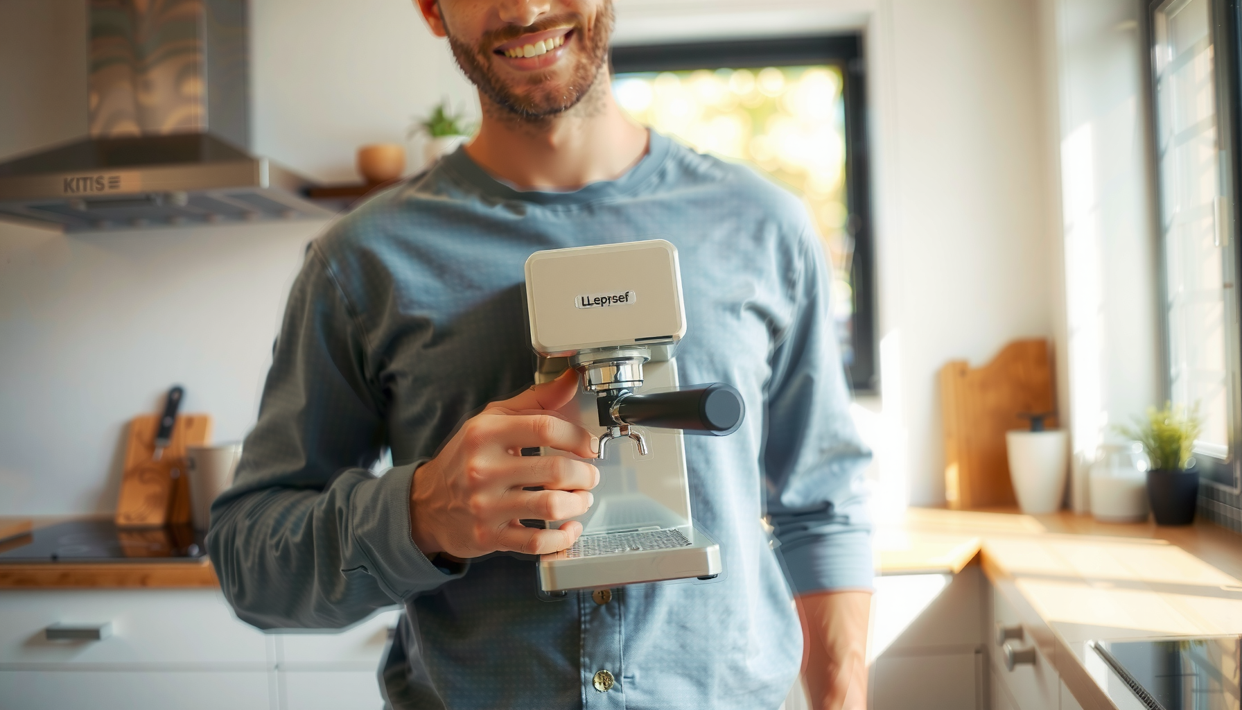 De'Longhi Dedica Style EC685M review — lifestyle photo showing De'Longhi Dedica Style EC685M in use