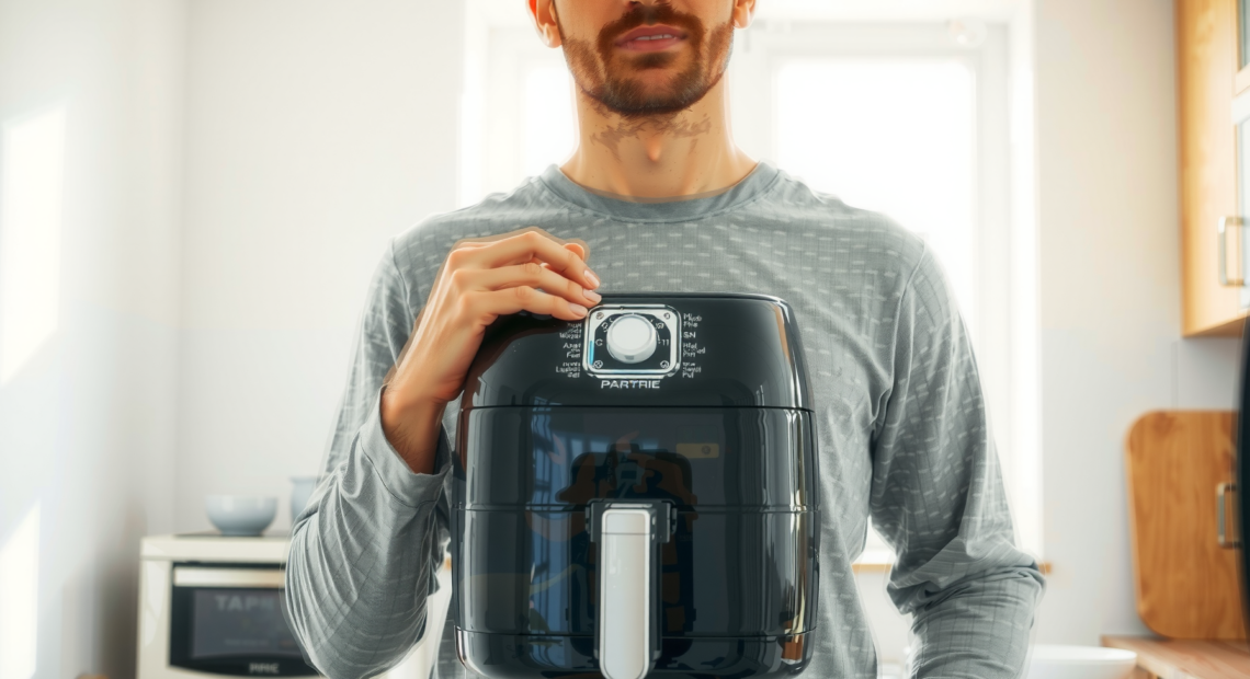 Philips Airfryer 2000 Series review — lifestyle photo showing Philips Airfryer 2000 Series in use