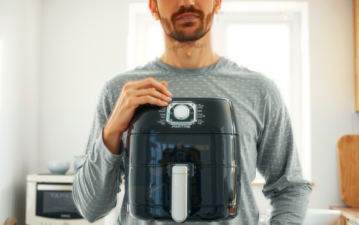 Philips Airfryer 2000 Series review — lifestyle photo showing Philips Airfryer 2000 Series in use