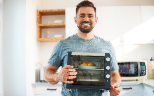 Chefman 5-in-1 Air Fryer Oven UK — lifestyle photo showing Chefman 5-in-1 Air Fryer in use