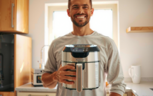Russell Hobbs 4L Rapid Digital Air — lifestyle photo showing Russell Hobbs 4L Rapid in use