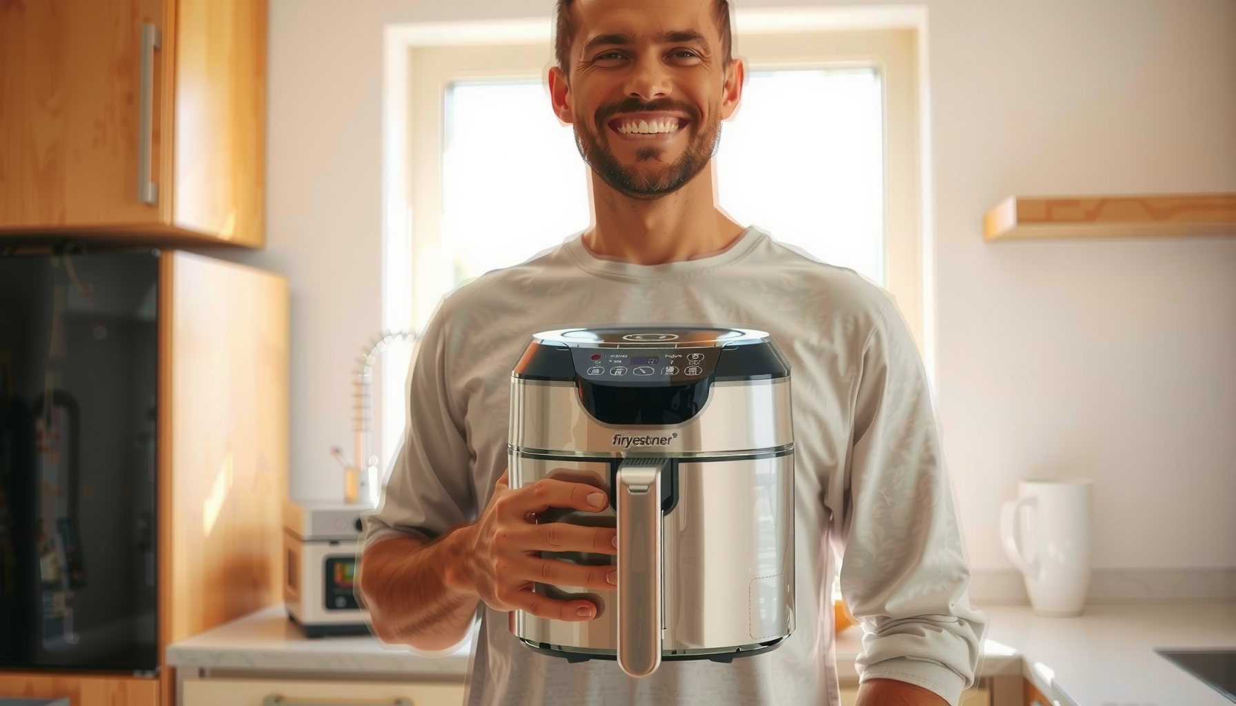 Russell Hobbs 4L Rapid Digital Air — lifestyle photo showing Russell Hobbs 4L Rapid in use