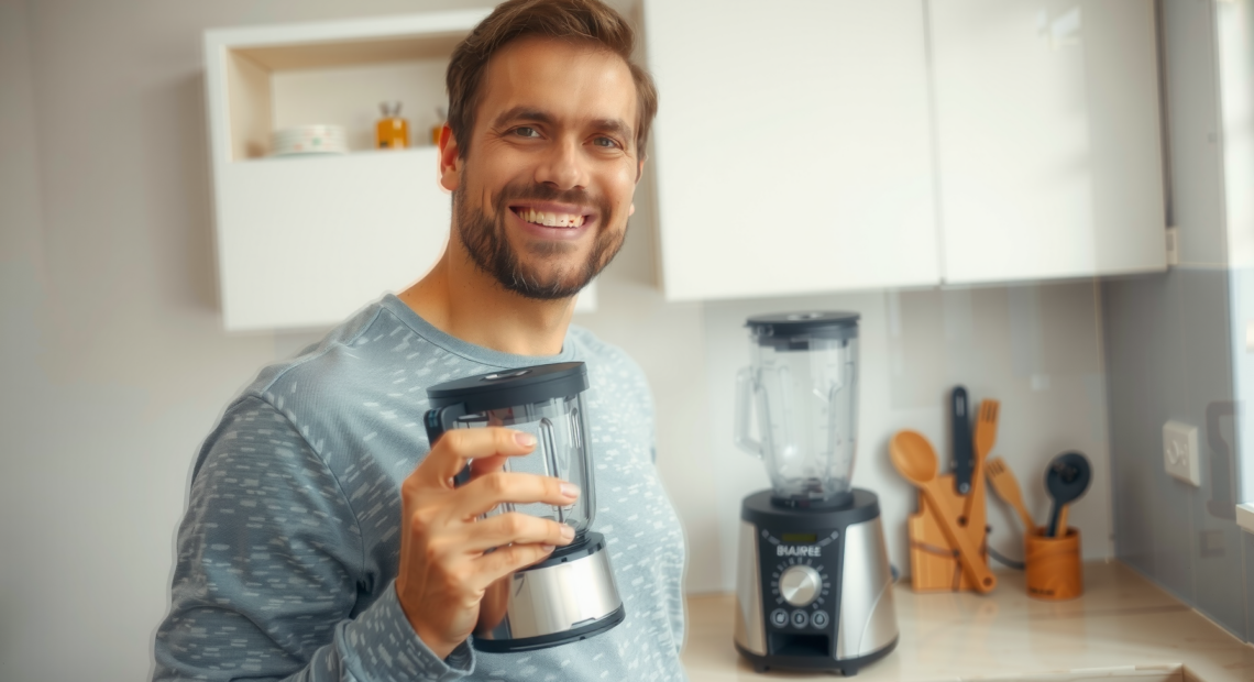 NutriBullet 900 Series UK — lifestyle photo showing NutriBullet 900 Series Personal in use