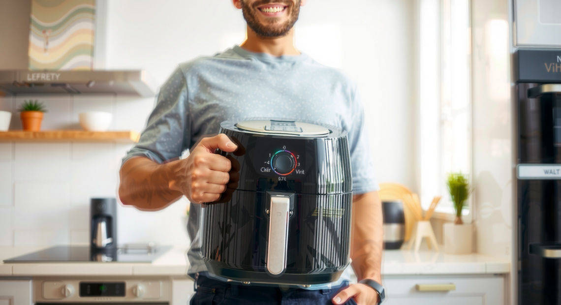 Ninja CRISPi PRO XL review — lifestyle photo showing Ninja CRISPi PRO XL in use