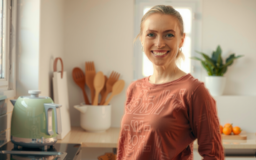 Salter EK2783 electric egg cooker — lifestyle photo showing Salter EK2783 Electric Multi in use