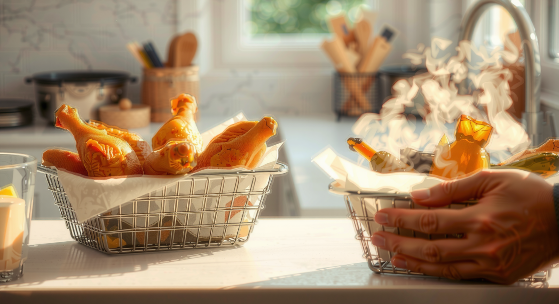 Tower T17137CMNB air fryer review — illustrative AI-generated lifestyle image