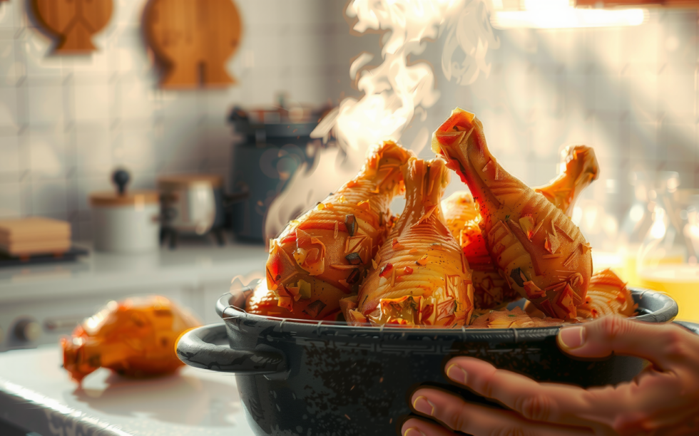 Salter Crisp & Go Air Fryer — lifestyle photo showing Salter Crisp & Go in use
