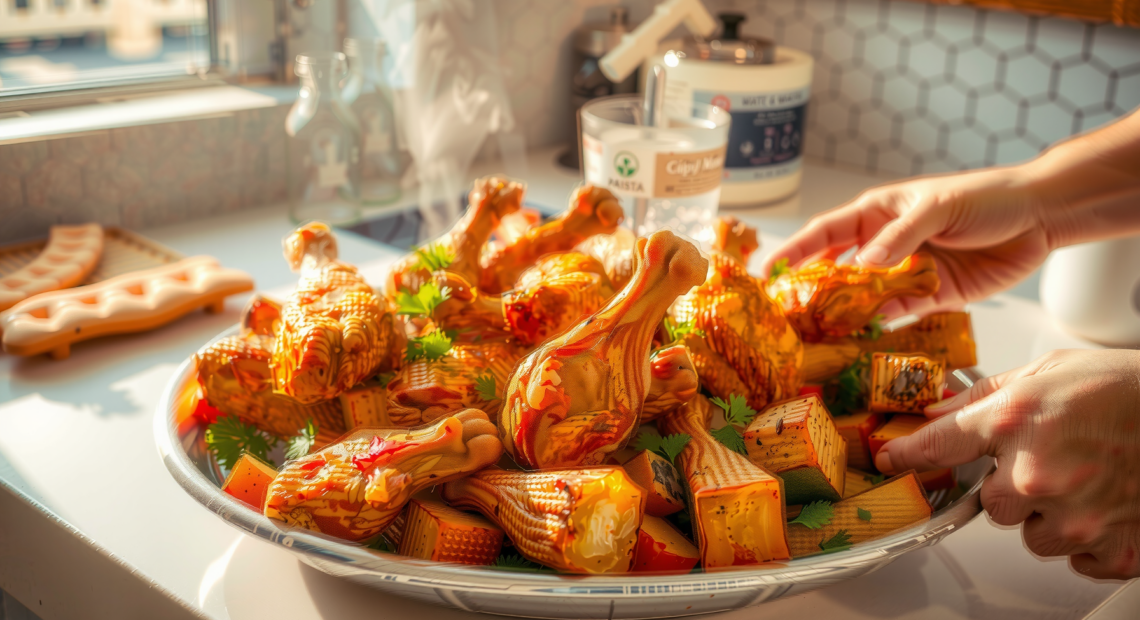 Bosch Series 6 Air Fryer XXL — illustrative AI-generated lifestyle image