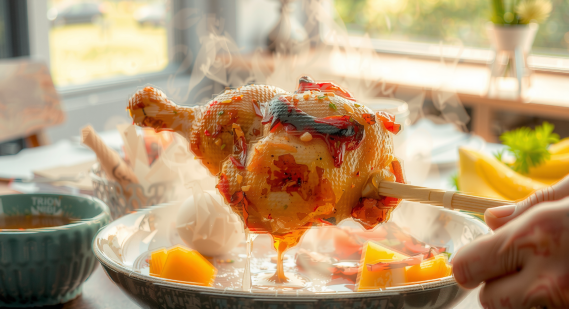 PowerXL Air Fryer 5.7L — illustrative AI-generated lifestyle image