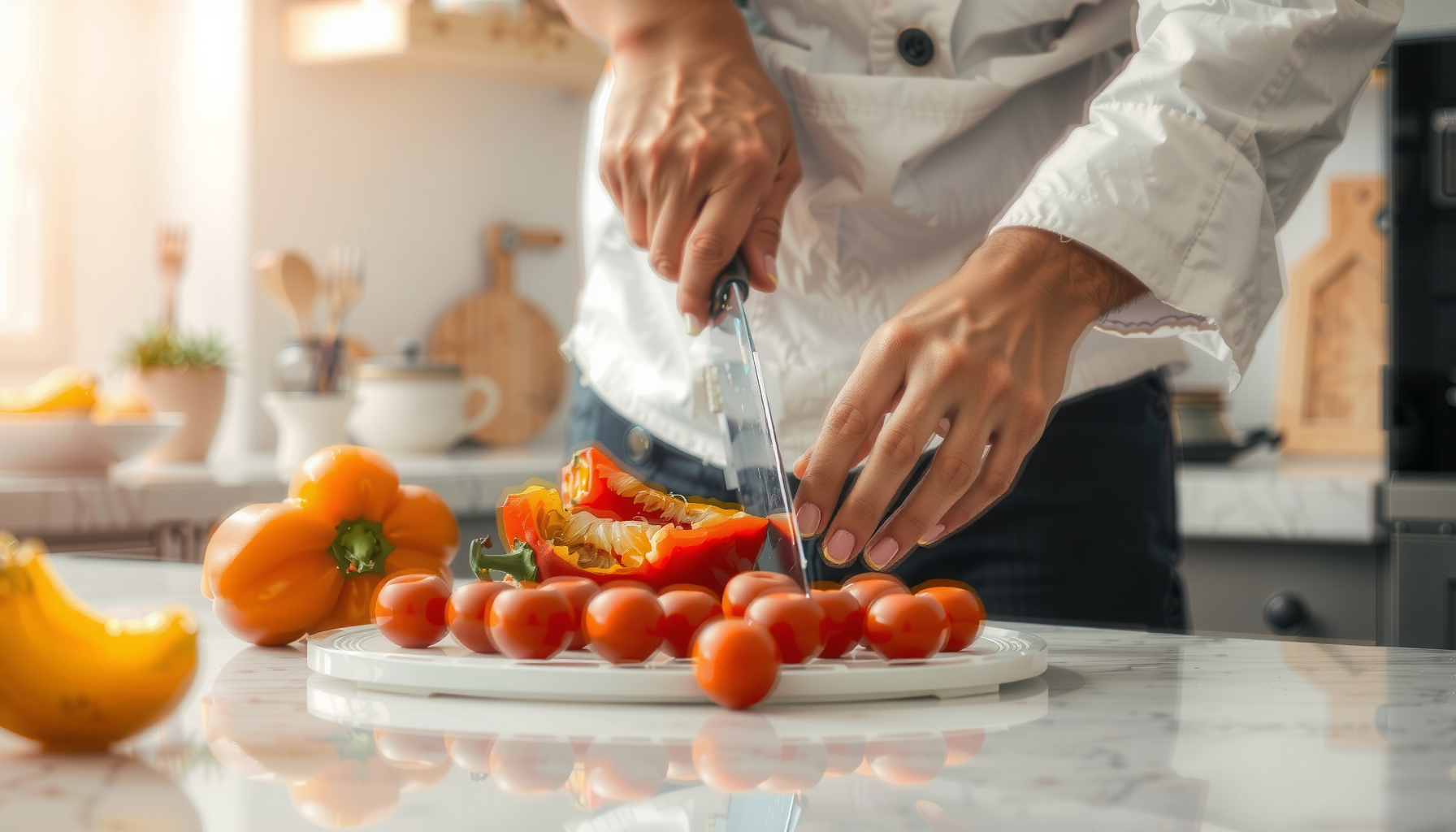 Belaco Air Fryer 2L — illustrative AI-generated lifestyle image