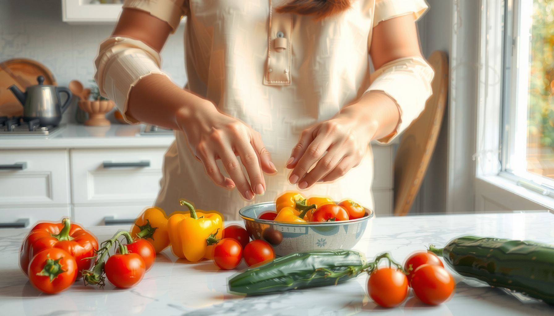 COSORI Air Fryer Lite 3.8L review — illustrative AI-generated lifestyle image