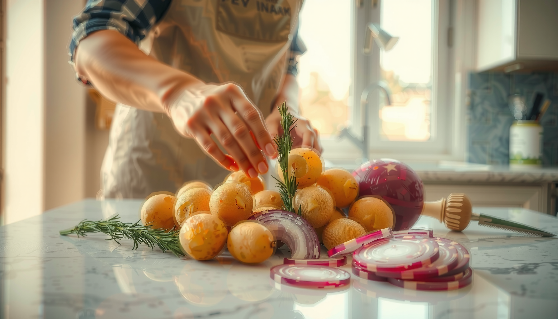 COSORI Air Fryer 5.5L UK — illustrative AI-generated lifestyle image