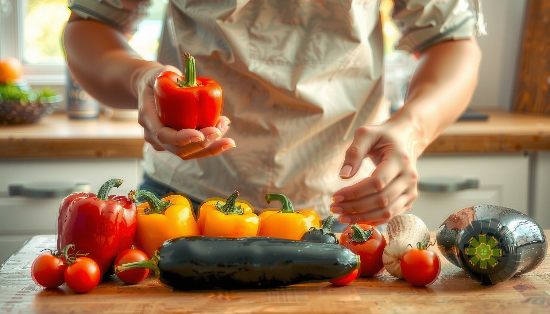 Cosori 10L air fryer UK — illustrative AI-generated lifestyle image