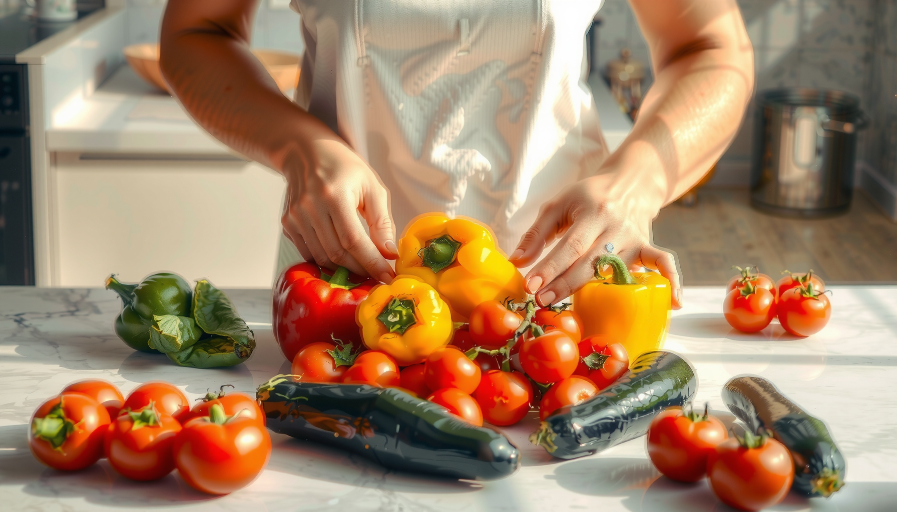 MisterChef air fryer 2.0L review — illustrative AI-generated lifestyle image