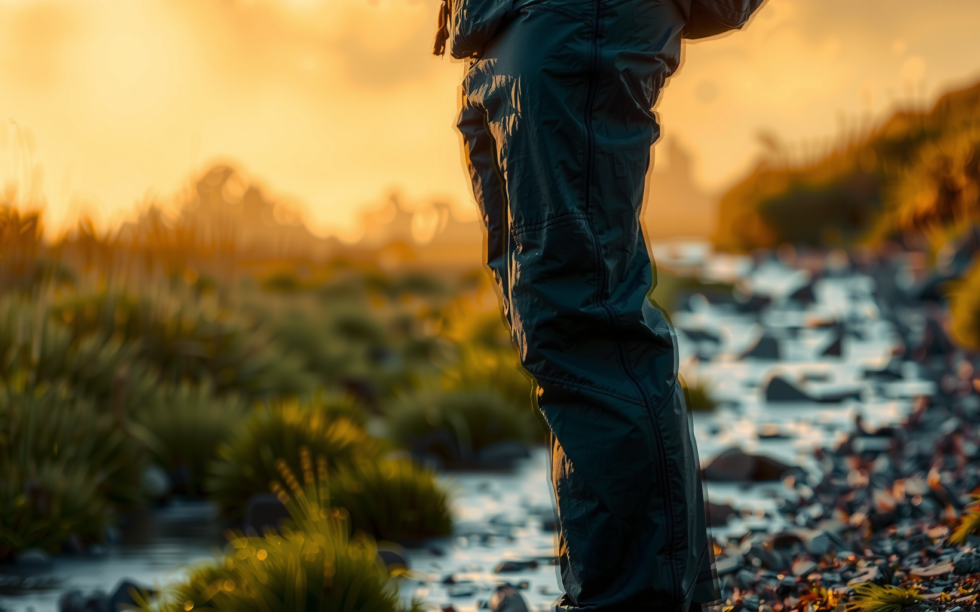 waterproof cycling trousers men — illustrative AI-generated lifestyle image