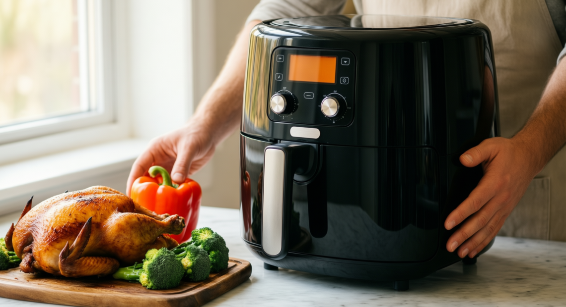 Philips Airfryer 3000 Series XL review — illustrative AI-generated lifestyle image
