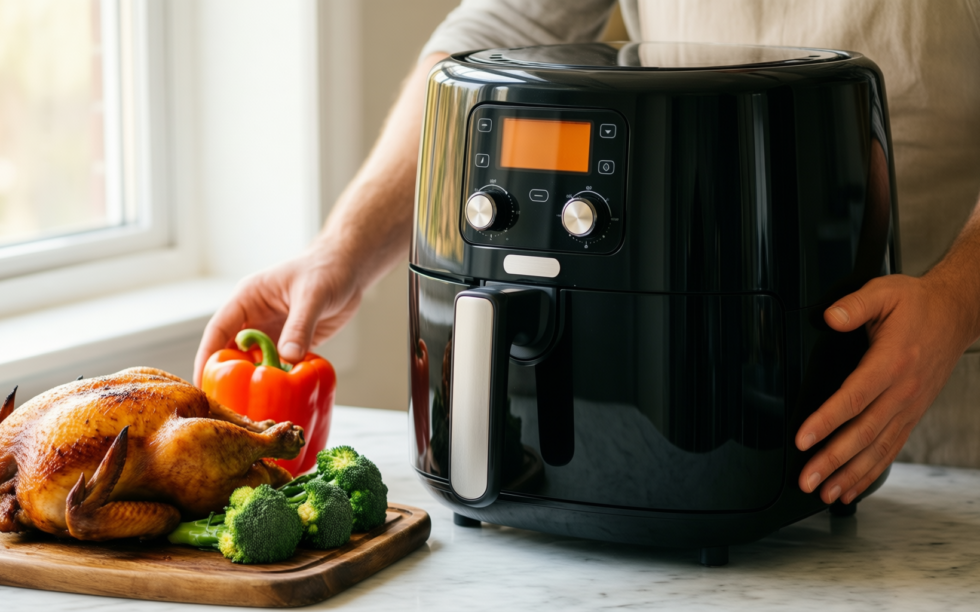 Philips Airfryer 3000 Series XL review — illustrative AI-generated lifestyle image