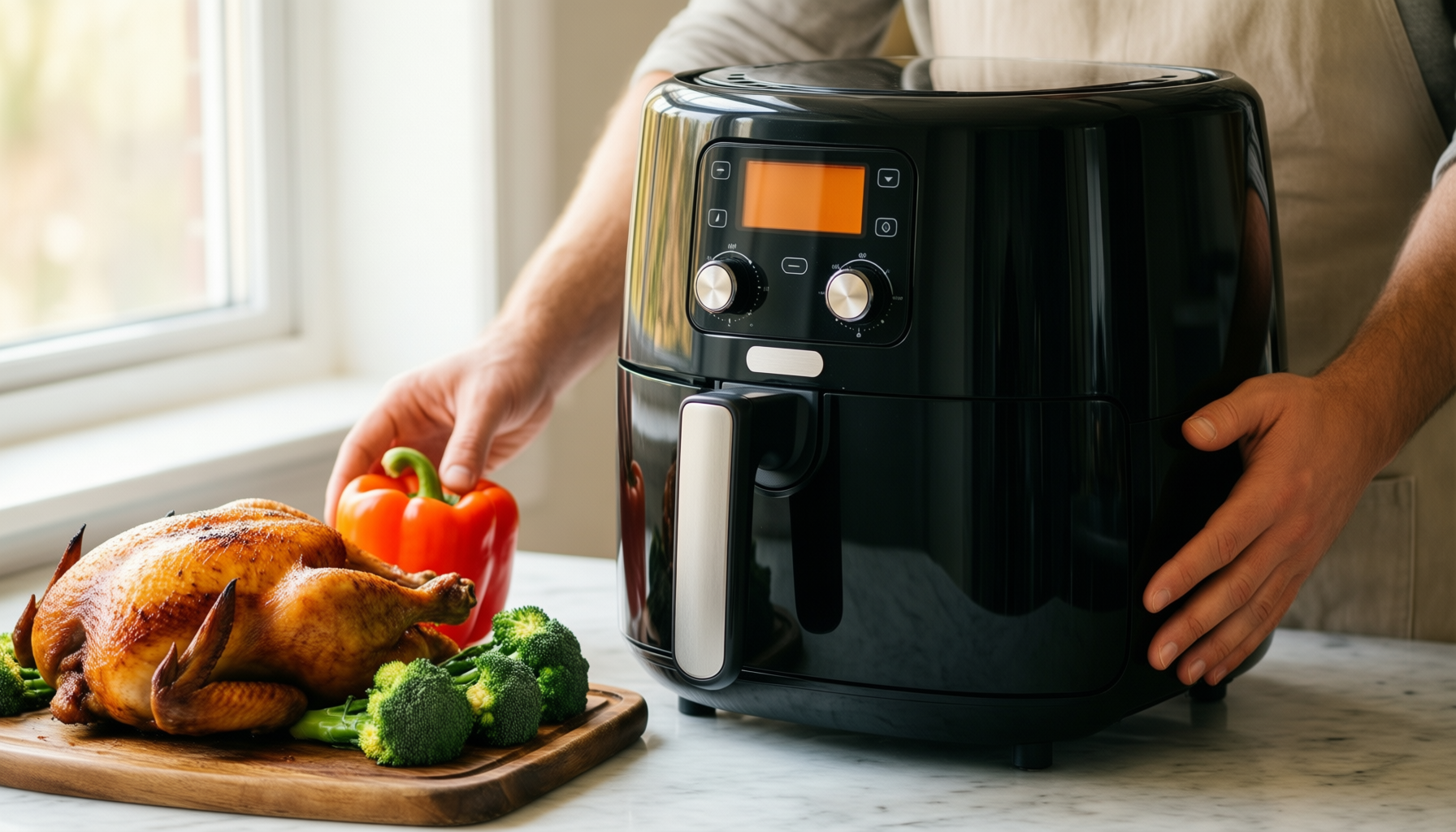 Philips Airfryer 3000 Series XL review — illustrative AI-generated lifestyle image