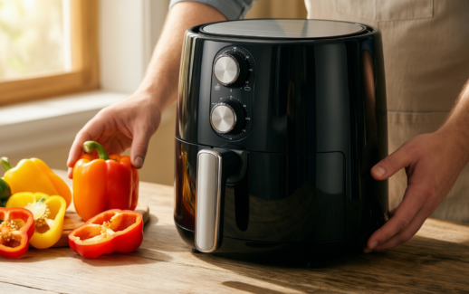 status oklahoma air fryer 4 litre — illustrative AI-generated lifestyle image