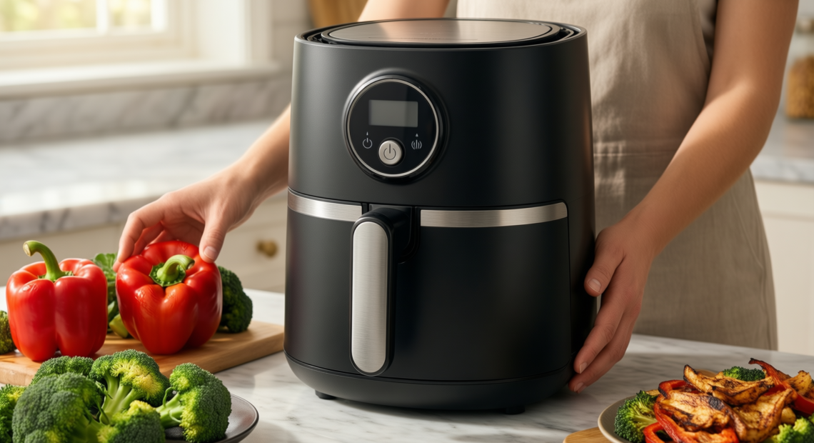 Philips Airfryer 3000 Series 7.2L review — illustrative AI-generated lifestyle image