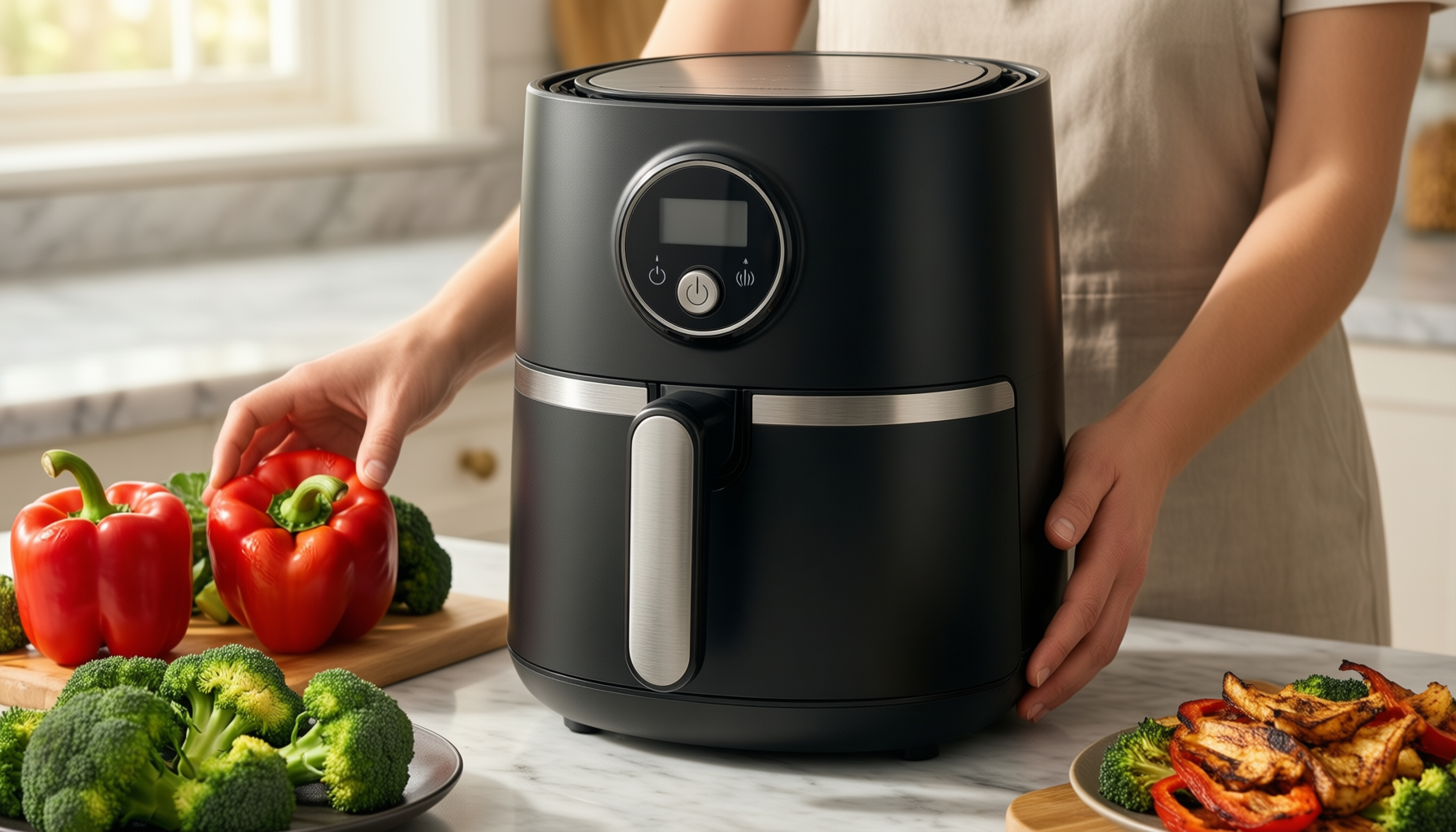 Philips Airfryer 3000 Series 7.2L review — illustrative AI-generated lifestyle image