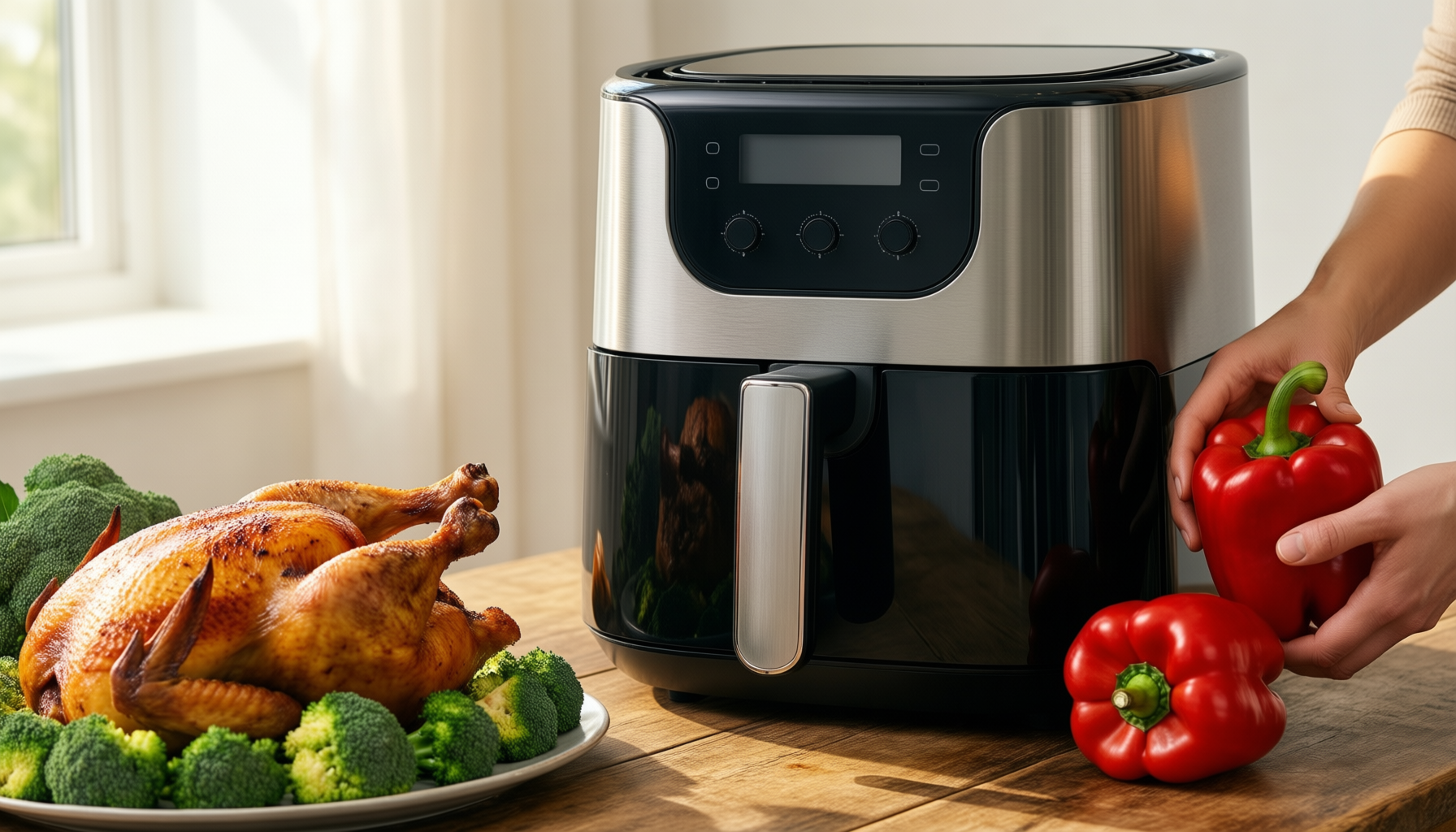 kenmore 7.8l air fryer — illustrative AI-generated lifestyle image