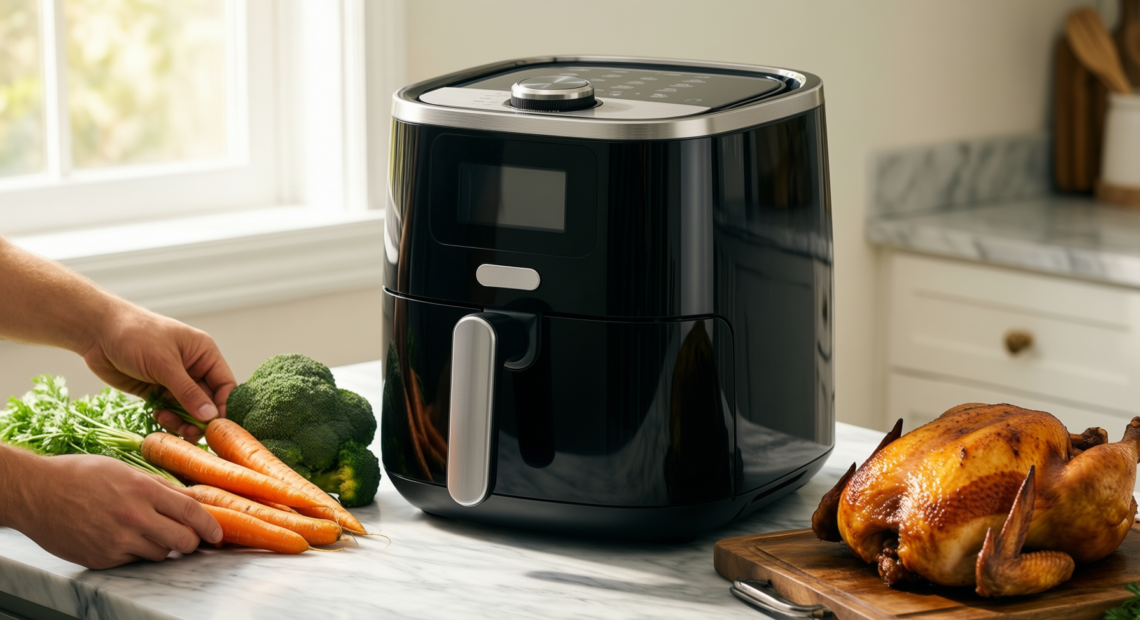 Philips Airfryer 3000 Series XL review — illustrative AI-generated lifestyle image