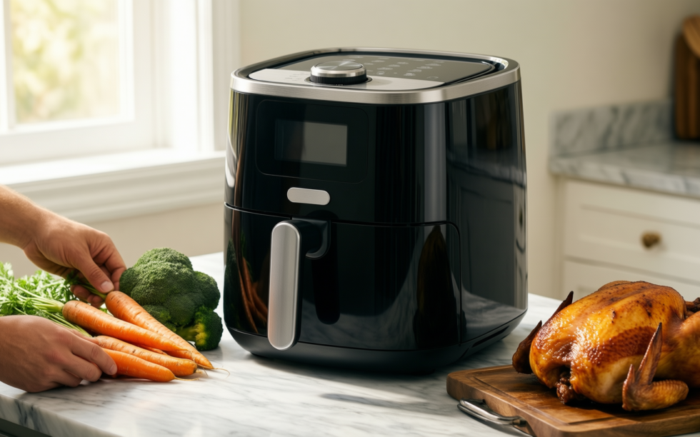 Philips Airfryer 3000 Series XL review — illustrative AI-generated lifestyle image
