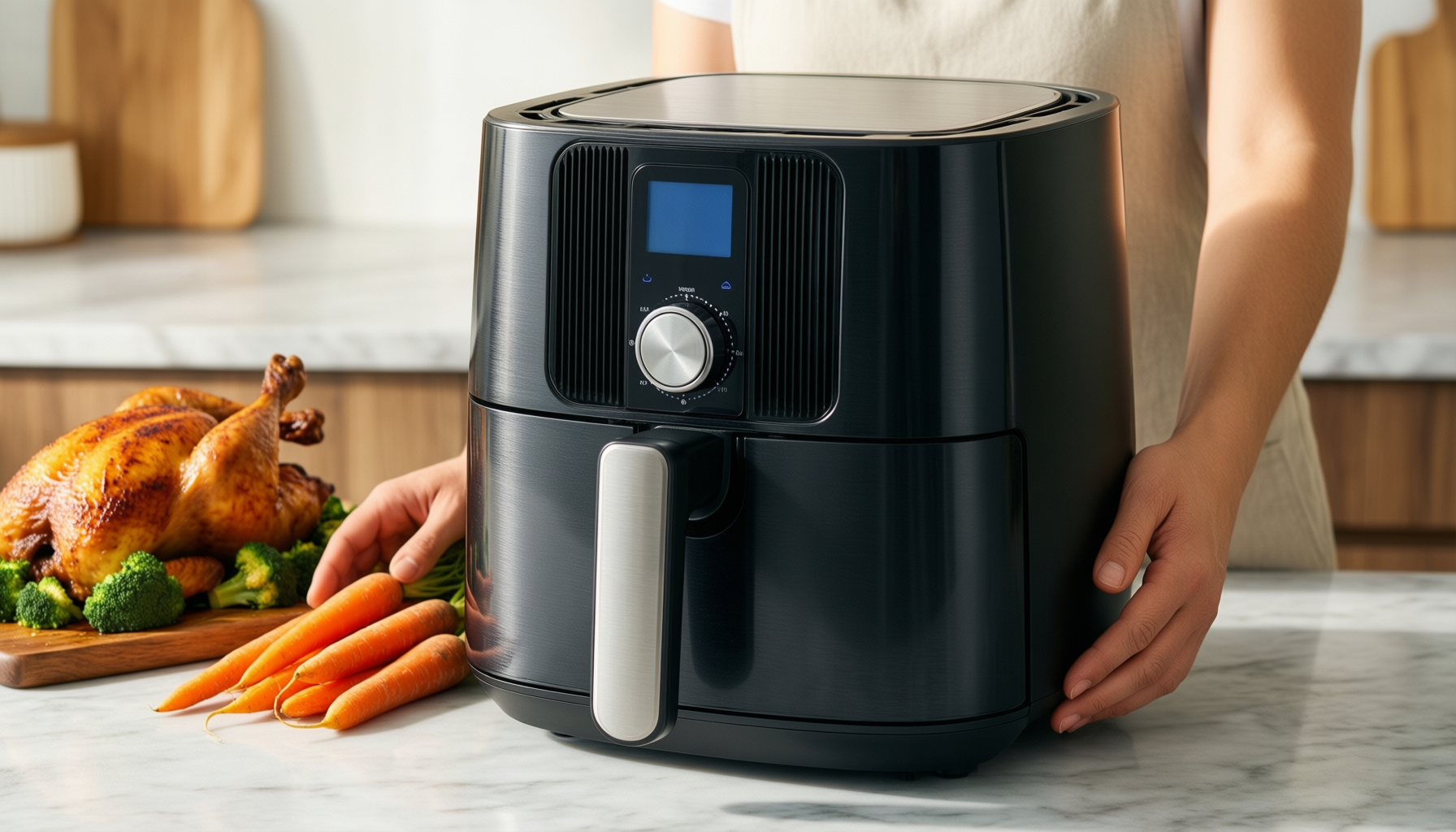 uten 5.5l air fryer review — illustrative AI-generated lifestyle image