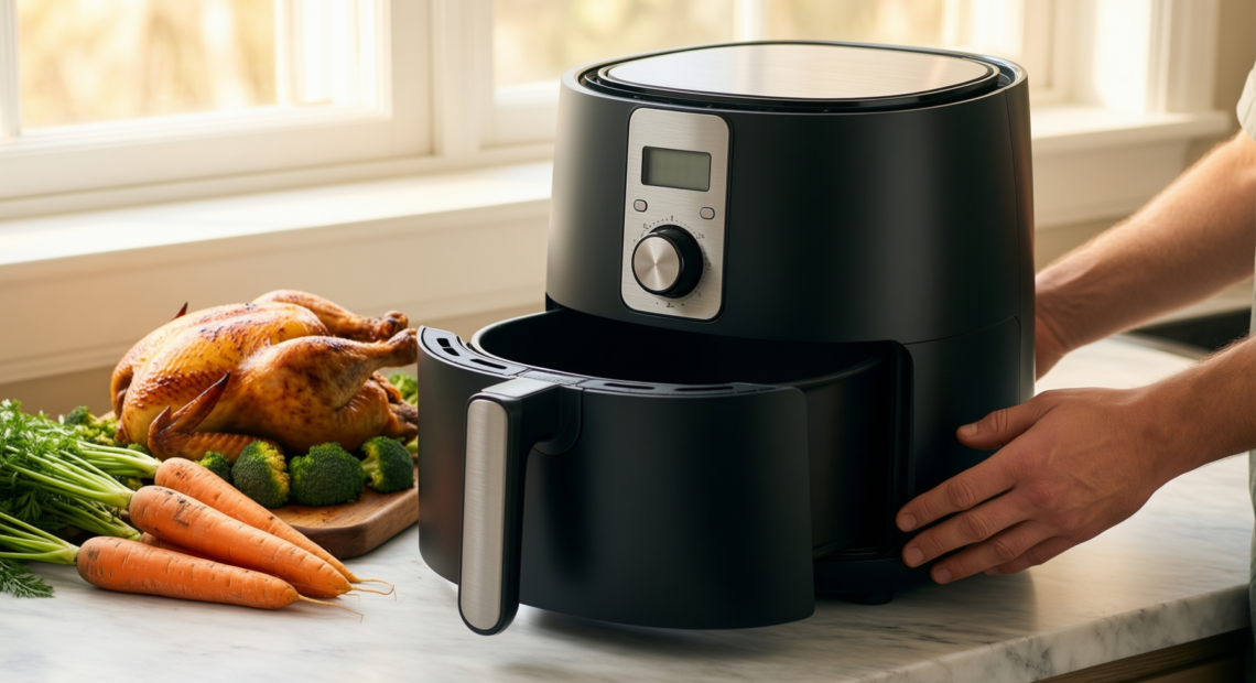 midea air fryer 4l review — illustrative AI-generated lifestyle image